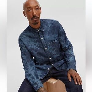 Mode of One Relaxed Fit Denim Shirt Macy’s